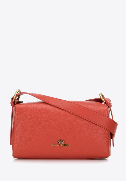 Dámská kožená kabelka, oranžová, 98-4E-207-0, Obrázek 1