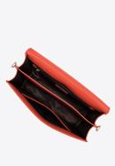 Dámská kožená kabelka s písmenem "W", oranžová, 98-4E-203-1, Obrázek 3