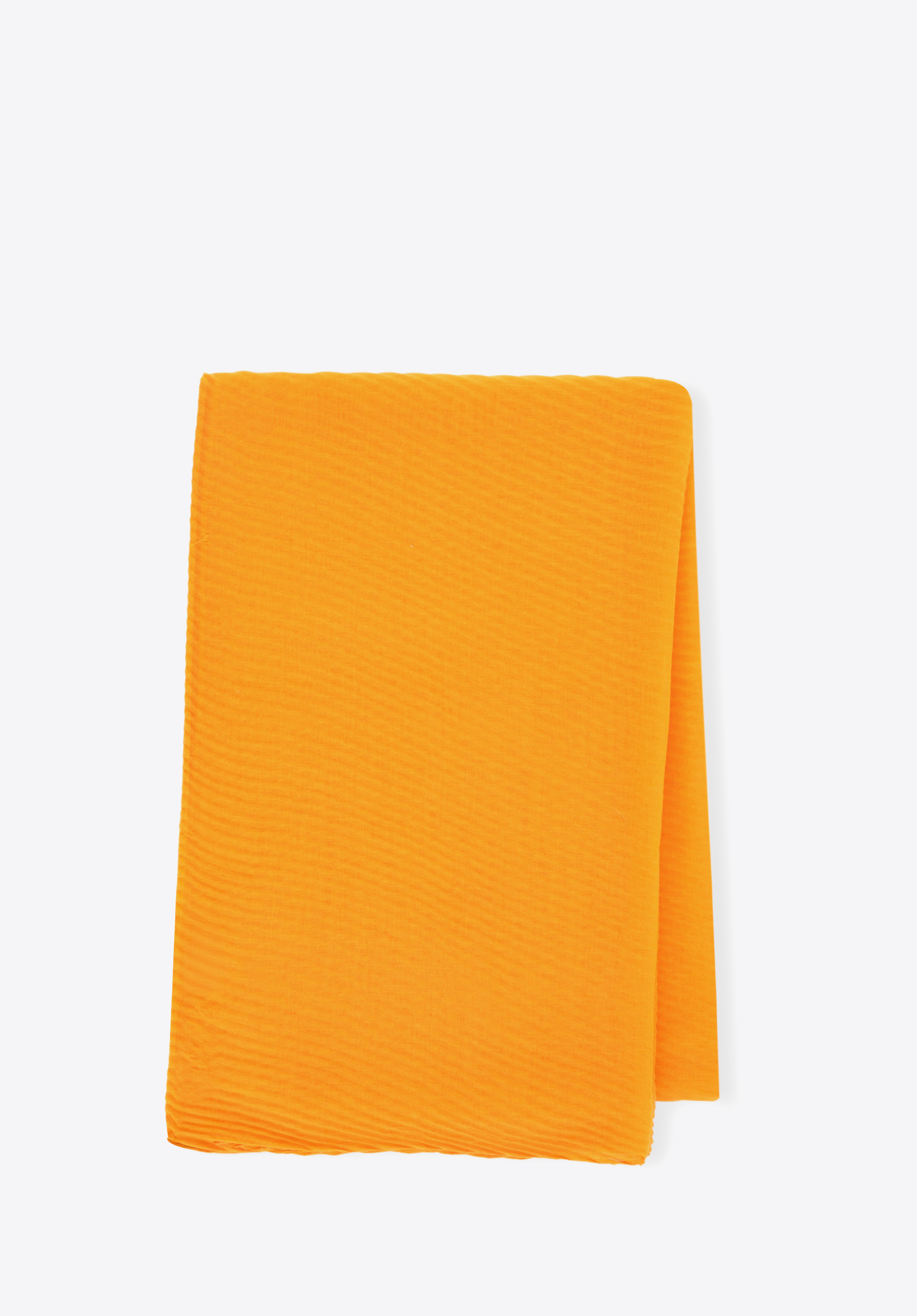 Dámský řasený šátek, oranžová, 100-7D-00X-X2, Obrázek 1
