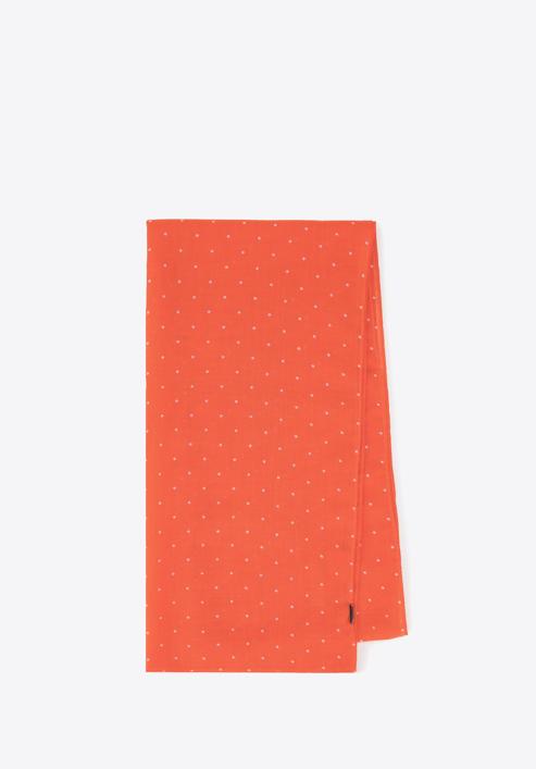 Jemný šátek s puntíky, oranžová, 98-7D-X01-X2, Obrázek 1