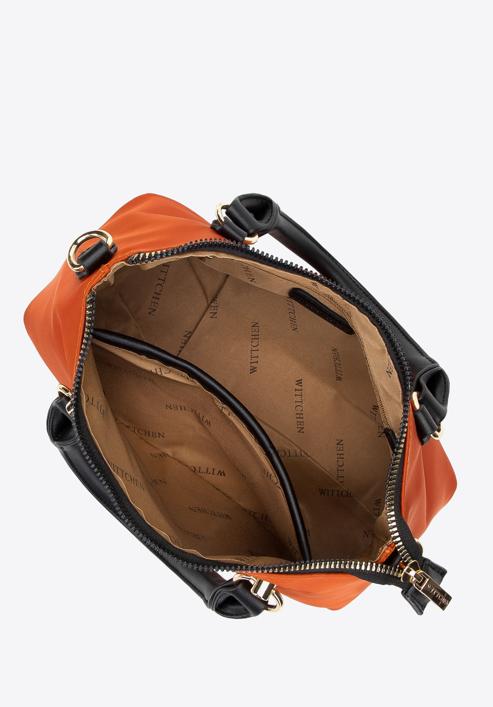 Nylonová mini kabelka s pouzdrem, oranžová, 97-4Y-107-6, Obrázek 4