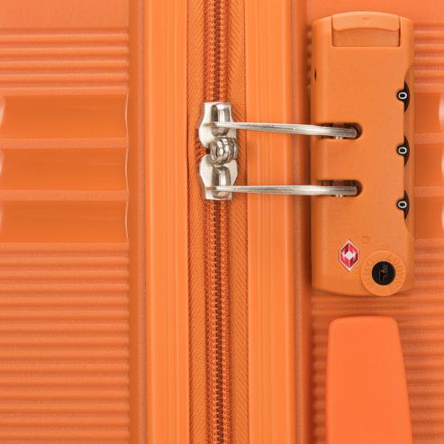 Kabinový kufr, oranžová, 56-3T-141-55, Obrázek 8