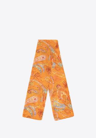 Dámský tenký šátek s motivem paisley, oranžově-hnědá, 98-7D-X07-X1, Obrázek 1
