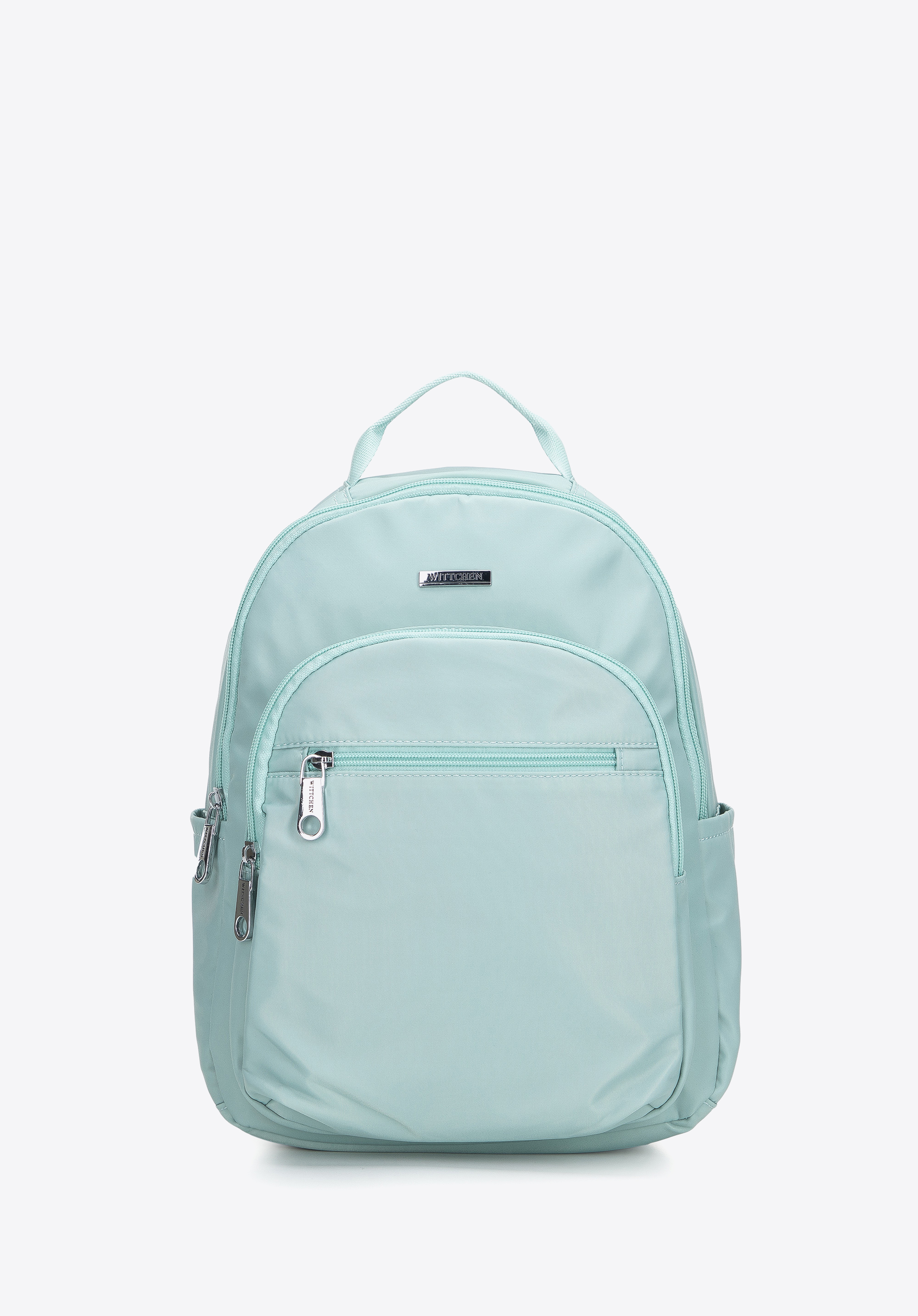 Kleiner Rucksack aus Nylon, Pfefferminz, 94-4Y-112-Z, Bild 1