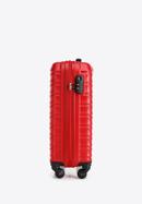 ABS bordázott kabin bőrönd, piros, 56-3A-311-31, Fénykép 2