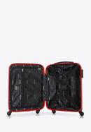 ABS bordázott kabin bőrönd, piros, 56-3A-311-31, Fénykép 5