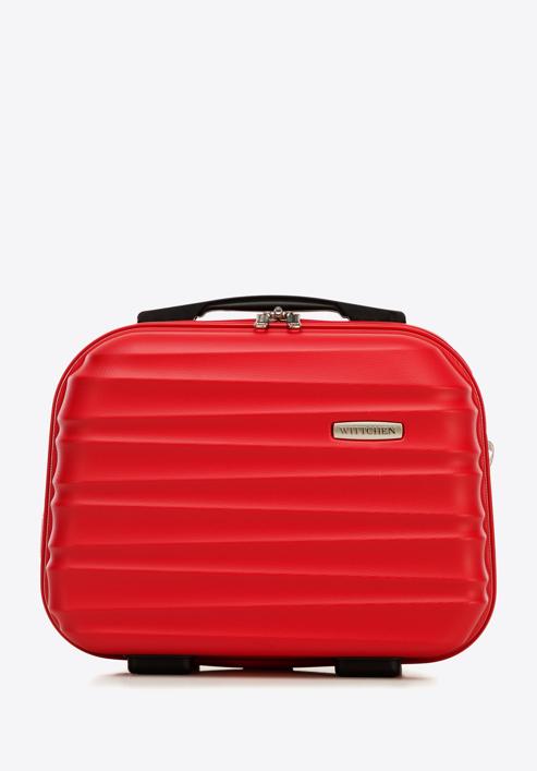 ABS bordázott kozmetikai táska, piros, 56-3A-314-70, Fénykép 1