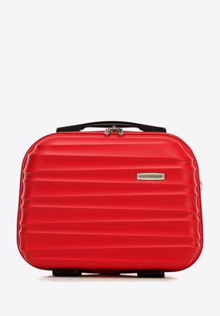 ABS bordázott kozmetikai táska, piros, 56-3A-314-35, Fénykép 1