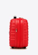 ABS bőröndszett bordázott, piros, 56-3A-31K-35, Fénykép 12