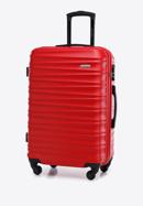 ABS bőröndszett bordázott, piros, 56-3A-31K-35, Fénykép 5