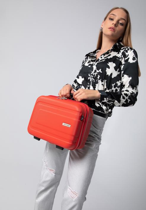 ABS utazási kozmetikai táska, piros, 56-3A-634-30, Fénykép 15