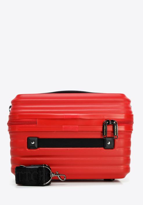 Bőröndszett ABS anyagból, piros, 56-3A-74K-30, Fénykép 13