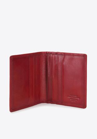 címeres bőr bankkártya tartó kapocs nélkül, piros, 10-2-291-3L, Fénykép 1