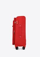 Egyszínű puha bőröndszett, piros, 56-3S-65S-3, Fénykép 3