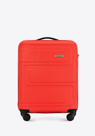 Kis bőrönd dombornyomott, piros, 56-3A-631-30, Fénykép 1
