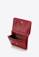 Kis pénztárca bőrből négyzet alakú, piros, 26-2-443-1, Fénykép 4