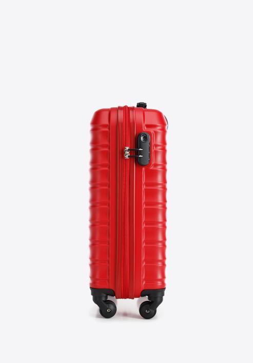 Kisméretű bőrönd címkével, piros, 56-3A-311-35Z, Fénykép 5