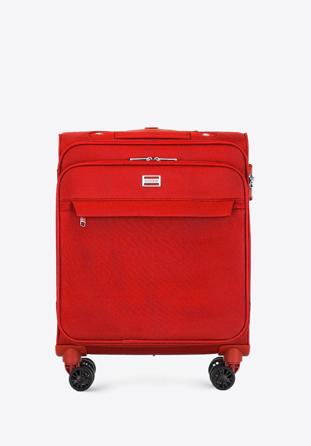 Kisméretű puha szövetbőrönd tartós anyagból, piros, 56-3S-651-3, Fénykép 1