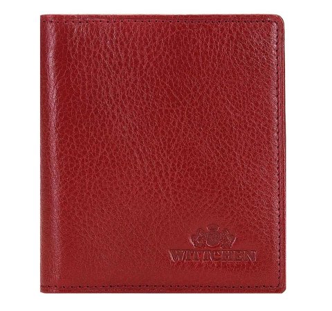 Klasszikus bőr bankkártya tartó, piros, 21-2-291-ZL, Fénykép 1