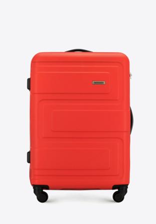 Közepes méretű ABS bőrönd, piros, 56-3A-632-30, Fénykép 1