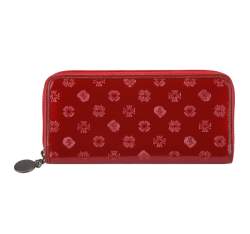 Nagyméretű női lakkbőr pénztárca, piros, 34-1-393-3S, Fénykép 1