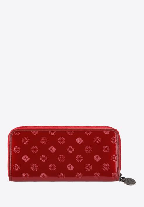 Nagyméretű női lakkbőr pénztárca, piros, 34-1-393-3S, Fénykép 4