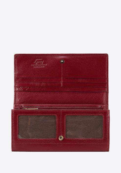 Nagyméretű női bőr pénztárca, piros, 21-1-052-L30, Fénykép 2