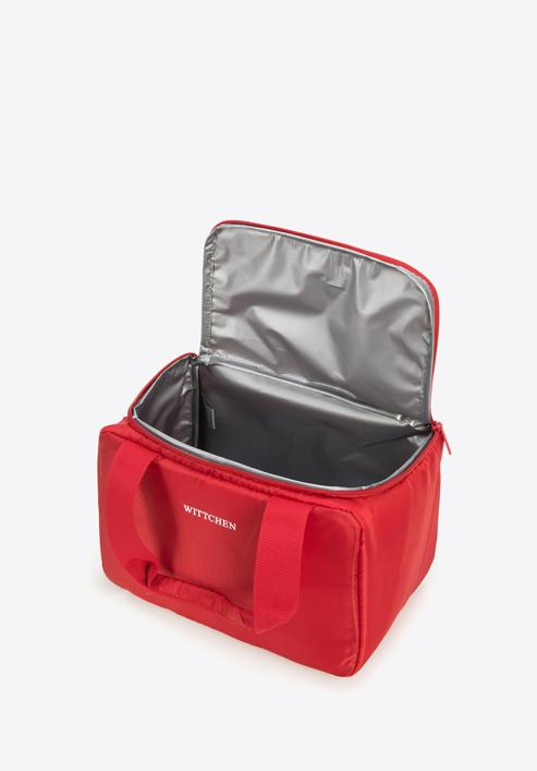 Négyszögletes ételhordó táska, piros, 56-3-020-90, Fénykép 3
