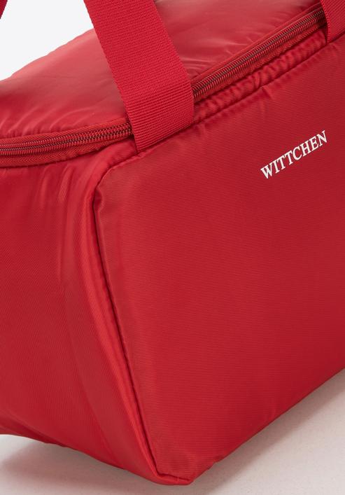 Négyszögletes ételhordó táska, piros, 56-3-020-90, Fénykép 4