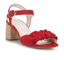 Női cipő, piros, 88-D-450-3-37, Fénykép 1