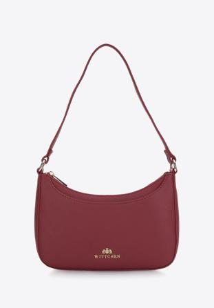 Női bőr bagett táska, piros, 97-4E-021-3, Fénykép 1
