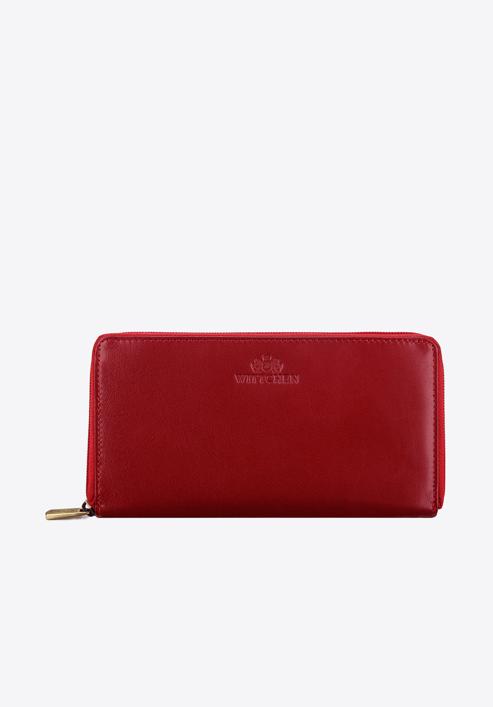 Nagyméretű női bőr pénztárca, piros, 14-1-057-L91, Fénykép 1
