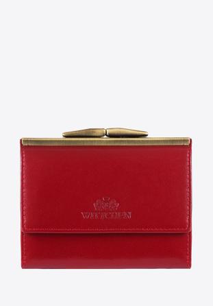 Közepes méretű női bőr pénztárca, piros, 14-1-059-L91, Fénykép 1