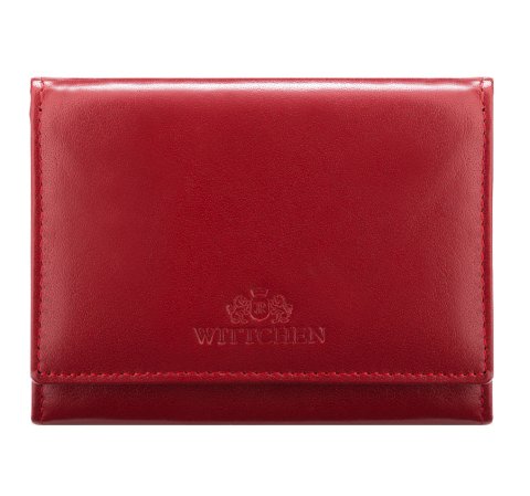Közepes méretű női bőr pénztárca, piros, 14-1-070-L5, Fénykép 1