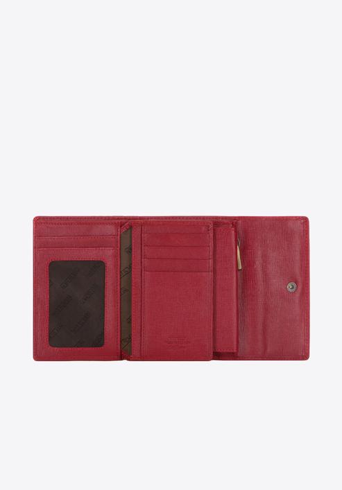 Saffiano bőrből készült női pénztárca, piros, 14-1S-044-3, Fénykép 2
