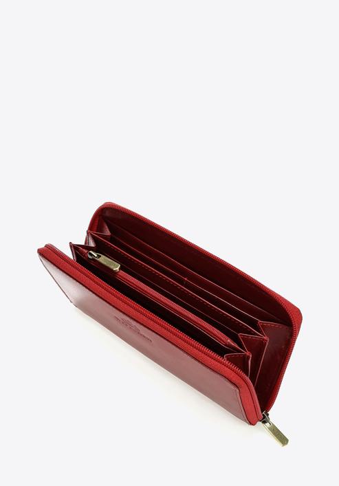 Nagyméretű női bőr pénztárca, piros, 14-1-057-L91, Fénykép 3