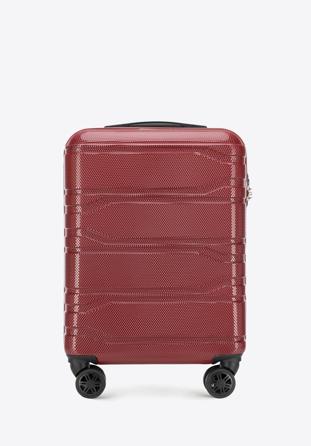 Polikarbonát kabin bőrönd, piros, 56-3P-981-31, Fénykép 1