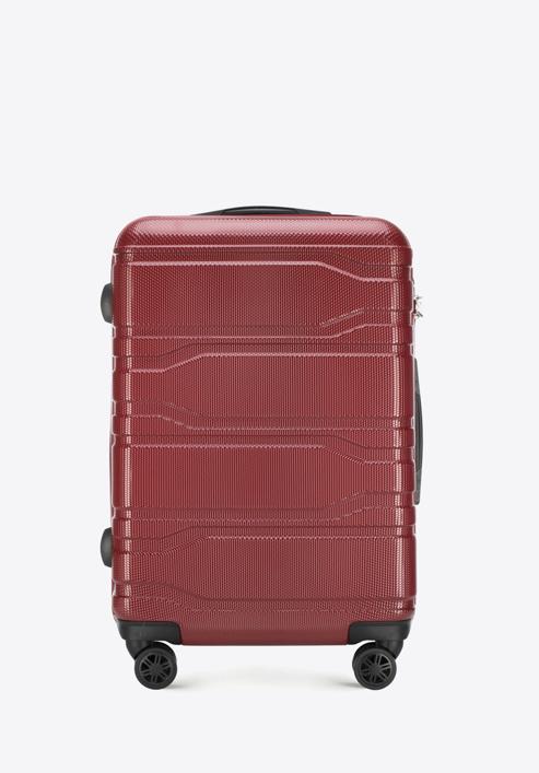 Polikarbonát közepes bőrönd, piros, 56-3P-982-11, Fénykép 1