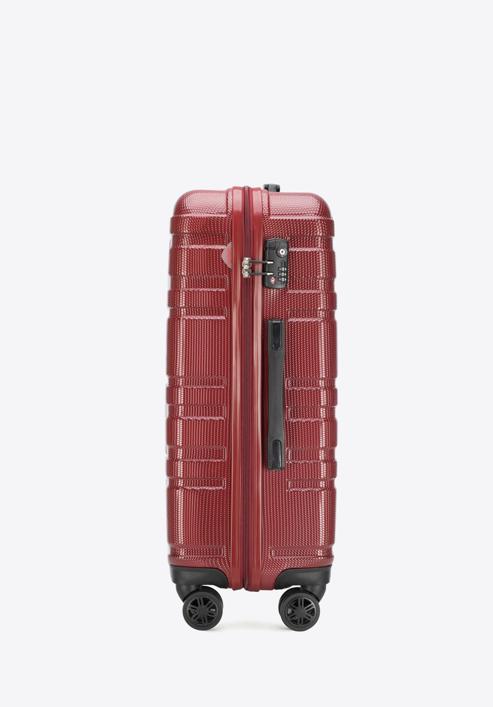 Polikarbonát közepes bőrönd, piros, 56-3P-982-11, Fénykép 2
