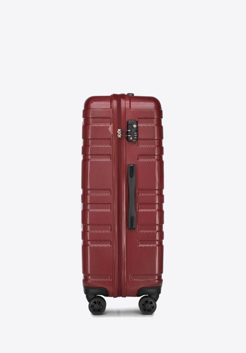 Polikarbonát nagy bőrönd, piros, 56-3P-983-91, Fénykép 2