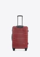 Polikarbonát nagy bőrönd, piros, 56-3P-983-91, Fénykép 3