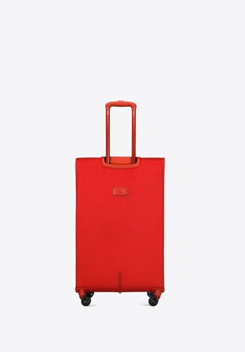 Puha nagy szövetbőrönd, piros, 56-3S-653-3, Fénykép 3
