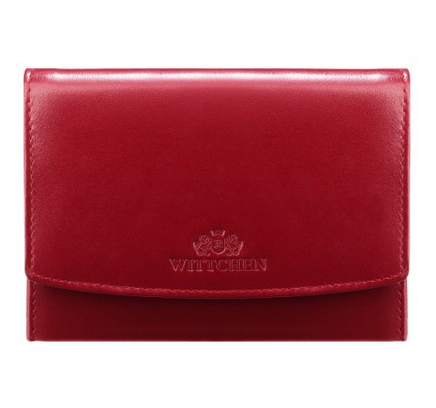 Vörös színű női bőr pénztárca, piros, 14-1-062-LB, Fénykép 1