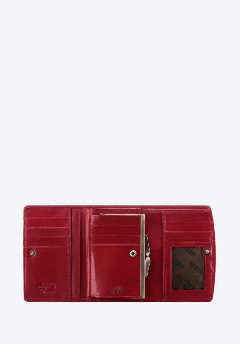 Vörös színű női bőr pénztárca, piros, 14-1-062-L0, Fénykép 3