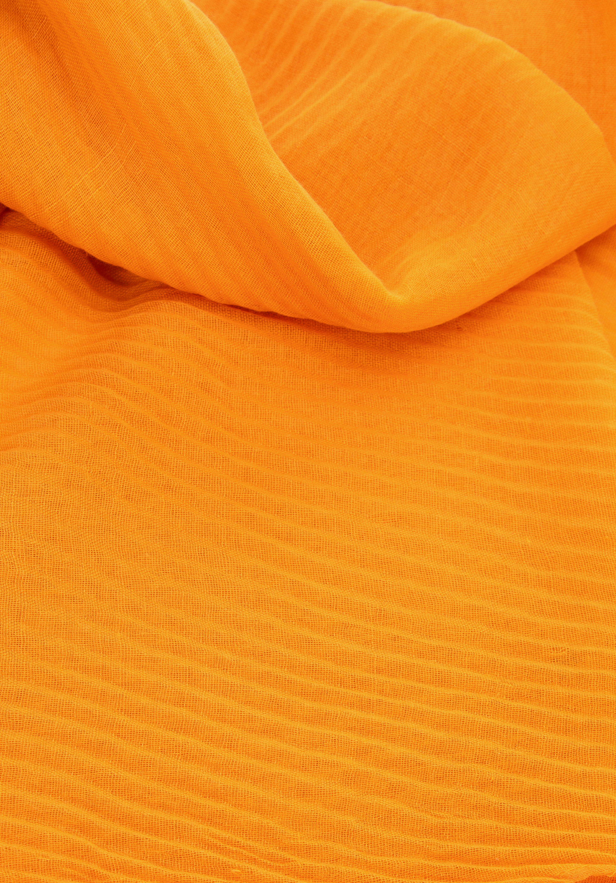 Жіночий плісирований шарф, помаранчевий, 100-7D-00X-X2, Фото 1