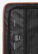 Közepes méretű bőrönd ABS-ből átlós vonalakkal, por rózsaszín, 56-3A-742-10, Fénykép 8