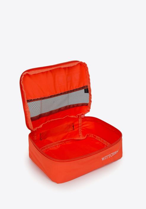 Set organizator valiză cu inserție din plasă, portocaliu, 56-3-200-55, Fotografie 7