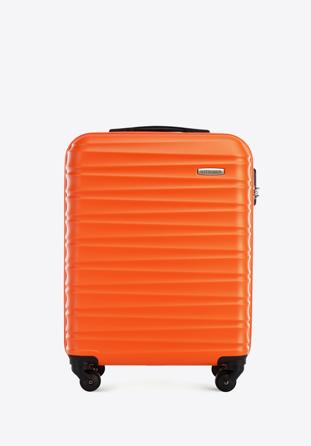 Valiză de cabină cu ABS, cu dungi orizontale, portocaliu, 56-3A-311-55, Fotografie 1