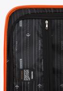 Valiză de cabină cu ABS, cu dungi orizontale, portocaliu, 56-3A-311-35, Fotografie 8
