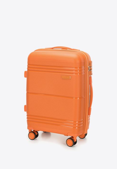 Valiză pentru cabină din polipropilenă într-o singură culoare, portocaliu, 56-3T-141-90, Fotografie 4